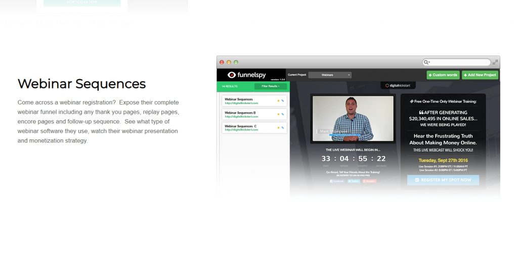 Funnel Spy Webinar Sequence